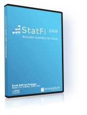 StatFi Retail Box. Easy to use statistics for Excel