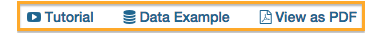 Screenshot of a new article navigation bar
