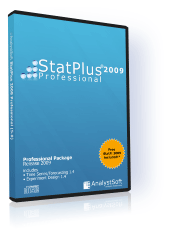 StatPlus statistical software Retail Box